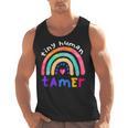 Tiny Human Tamer Watercolor Rainbow Daycare Teacher Men Tank Top, trending gift