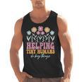 Tiny People Help Do Big Things Nursery Teacher Men Tank Top, trending gift Tiny People Help Do Big Things Nursery Teacher Men Tank Top, trending gift