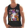 Trick Or Teach Groovy Teacher Ghost Halloween Teacher Men Tank Top, Groovy Teacher Gifts, trending gift Trick Or Teach Groovy Teacher Ghost Halloween Teacher Men Tank Top, Groovy Teacher Gifts, trending gift