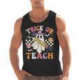 Trick Or Teach Groovy Teacher Halloween Retro Teacher Ghost Men Tank Top, Groovy Teacher Gifts, trending gift Trick Or Teach Groovy Teacher Halloween Retro Teacher Ghost Men Tank Top, Groovy Teacher Gifts, trending gift