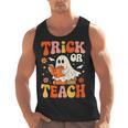 Trick Or Teach Halloween Shirt For Teacher Kids Floral Ghost Men Tank Top, trending gift Trick Or Teach Halloween Shirt For Teacher Kids Floral Ghost Men Tank Top, trending gift