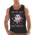 Trick Or Treat Point Your Feet Halloween Ghost Dance Teacher Men Tank Top, trending gift