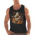 Vintage Ghost Book Reading Pumpkin Gothic Halloween Teachers Men Women Kids Men Tank Top, trending gift