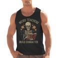 Weird Teachers Build Character Skeleton Book Halloween Women Men Tank Top, trending gift
