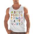 ABC Animals Alphabet Graphic Boys Girls Kindergarten Teacher Men Tank Top, trending gift ABC Animals Alphabet Graphic Boys Girls Kindergarten Teacher Men Tank Top, trending gift