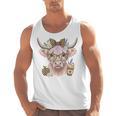 Cute Floral Highland Cow Back To School For Women Teacher Men Tank Top, trending gift