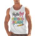 Cute Hello Second Grade Back To School Coquette Teacher Girl Men Tank Top, trending gift Cute Hello Second Grade Back To School Coquette Teacher Girl Men Tank Top, trending gift