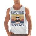 Dear Teacher I Talk To Everyone So Moving My Seat Won’t Help Men Tank Top, trending gift Dear Teacher I Talk To Everyone So Moving My Seat Won’t Help Men Tank Top, trending gift
