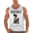 Education Is Freedom Teacher Books Black History Month Men Tank Top, History Teacher Gifts, trending gift