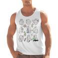 Ghost Science Teacher Chemistry Laboratory Halloween Costume Men Tank Top, Science Teacher Gifts, trending gift