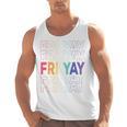 Happy Fri Yay Teacher Friday Saying Men Tank Top, trending gift Happy Fri Yay Teacher Friday Saying Men Tank Top, trending gift