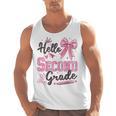 Hello Second Grade First Day Of School Coquette Teacher Girl Men Tank Top, First Grade Teacher Gifts, trending gift Hello Second Grade First Day Of School Coquette Teacher Girl Men Tank Top, First Grade Teacher Gifts, trending gift