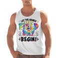 Let The Games Field Day Begin Tie Dye Adults Teacher Kids Men Tank Top, trending gift