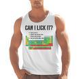 Can I Lick It Periodic Table Chart Science Teacher Men Tank Top, Science Teacher Gifts, trending gift