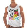 P Is For Pre-K Teacher Pencil Apple Back To School Men Tank Top, trending gift P Is For Pre-K Teacher Pencil Apple Back To School Men Tank Top, trending gift