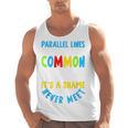 Parallel Lines Math Pun – Teacher Humor Men Tank Top, trending gift