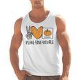 Peace Love Visuals Sped Teacher Pumpkin Skeleton Halloween Men Tank Top, trending gift Peace Love Visuals Sped Teacher Pumpkin Skeleton Halloween Men Tank Top, trending gift