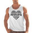 Principal Heart Life School Principal Teacher Appreciation Men Tank Top, trending gift