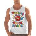 Retro Teaching Is My Superpower Apple Teacher Appreciation Men Tank Top, trending gift