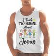 I Teach Tiny Humans About Jesus Sunday School Teacher Men Tank Top, trending gift