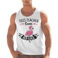 This Teacher Loves Her Flock Cute Flamingo Teacher Men Tank Top, trending gift