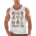 Team TK Teacher Christmas Groovy Smile Face Girl Boy Kid TK Men Tank Top, Groovy Teacher Gifts, trending gift Team TK Teacher Christmas Groovy Smile Face Girl Boy Kid TK Men Tank Top, Groovy Teacher Gifts, trending gift