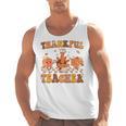 Thankful Teacher Retro Groovy Thanksgiving Fall Women Men Men Tank Top, Groovy Teacher Gifts, trending gift Thankful Teacher Retro Groovy Thanksgiving Fall Women Men Men Tank Top, Groovy Teacher Gifts, trending gift