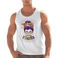 Witchy Teacher Halloween Messy Bun Teacher Bleached Men Tank Top, trending gift Witchy Teacher Halloween Messy Bun Teacher Bleached Men Tank Top, trending gift