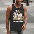 5K Boo Crew Halloween Teacher K5 Floral Ghost Trick Or Teach Men Tank Top, funny gift