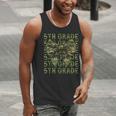 5th Grade Teacher Student Camo Bow Back To School Men Tank Top, funny gift