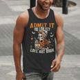 Admit It You Low Key Love Art Bruh Halloween Art Teacher Men Tank Top, funny gift