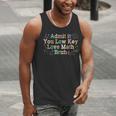 Admit It You Low Key Love Math Bruh Meme Math Teacher Men Tank Top, funny gift