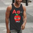 A Is For Apple Pre-K Kindergarten Teacher Student Men Tank Top, funny gift A Is For Apple Pre-K Kindergarten Teacher Student Men Tank Top, funny gift