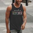 Art Teacher Cute Floral Men Tank Top, funny gift
