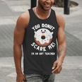Art Teacher Halloween Donut Lover Costume Kawaii Monster Men Tank Top, funny gift
