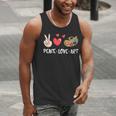 Art Teacher Peace Love Art For Artists And Painters Men Tank Top, funny gift