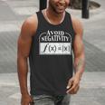 Avoid Negativity Math Teacher Men Tank Top, funny gift
