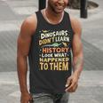 Back To School Dinosaur Social Studies Teacher Student Men Tank Top, funny gift Back To School Dinosaur Social Studies Teacher Student Men Tank Top, funny gift