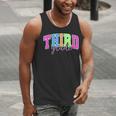 Back To School Neon Checkered Third Grade Colorful Teacher Men Tank Top, funny gift Back To School Neon Checkered Third Grade Colorful Teacher Men Tank Top, funny gift