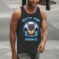 Batty About Books Lover Teacher Librarian Bookish Halloween For Men Women Kids Men Tank Top, funny gift