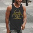 Bioengineering Biology Teacher Toxic Symbol Biohazard For Men Women Girls Kids Men Tank Top, funny gift