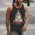 All Booked For Christmas Xmas Tree Teacher Holiday Pajamas Men Tank Top, funny gift All Booked For Christmas Xmas Tree Teacher Holiday Pajamas Men Tank Top, funny gift
