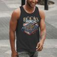 Books Rock Rock'n Roll Science Of Reading Teachers Guitar Men Tank Top, Science Teacher Tank Tops, funny gift