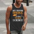 My Broom Broke So Now I Teach Science Teacher Halloween Men Tank Top, Science Teacher Tank Tops, funny gift