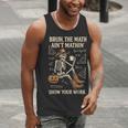 Bruh The Math Ain’t Mathin Halloween Skeleton Math Teacher Men Tank Top, funny gift
