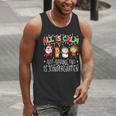 All Is Calm Xmas Kindergarten Christmas Season Teacher Men Tank Top, funny gift