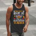 You Can't Scare Me I'm A Special Education Teacher Halloween Men Tank Top, funny gift
