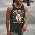 You Can't Scare Me I Teach History Retro Teacher Halloween Men Tank Top, History Teacher Tank Tops, funny gift