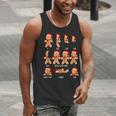 Christmas Math Teacher Equation Gingerbread With Santa Hat Men Women Men Tank Top, funny gift