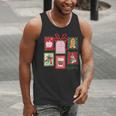 Christmas Teacher Stamps Men Tank Top, funny gift